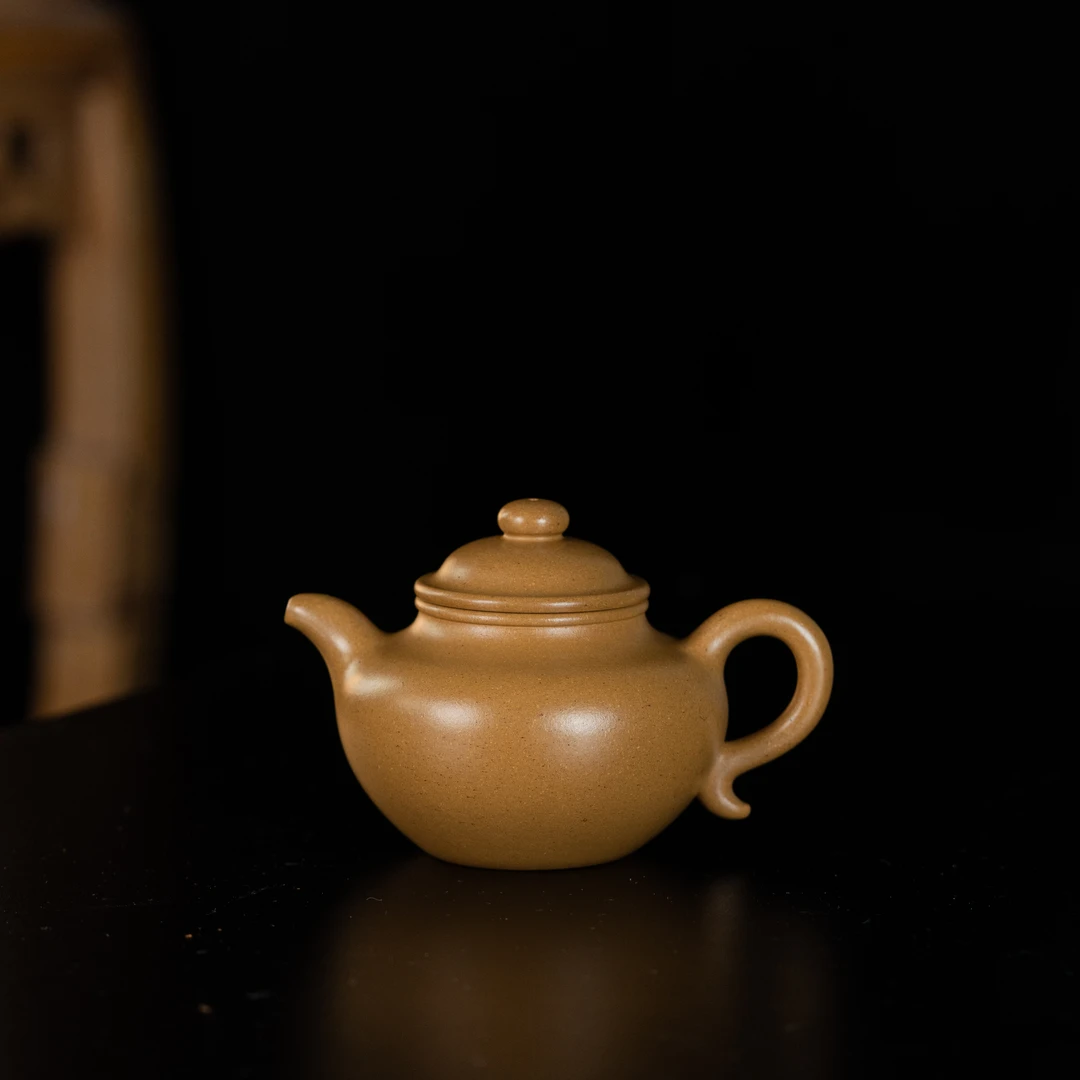 【砂界传家】莲子 王景制 全手工 黄金段 200cc 宜兴紫砂壶