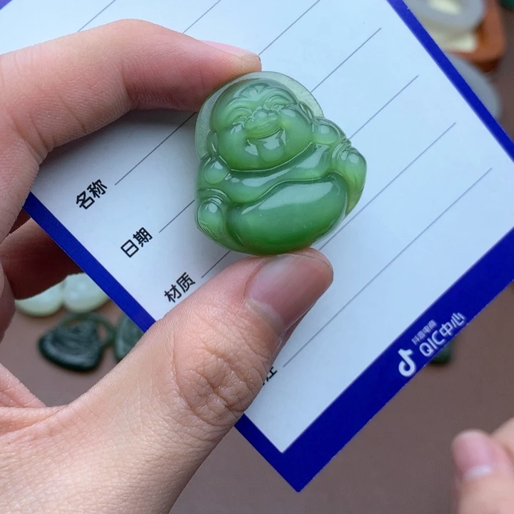 和田玉珠宝半成品未镶嵌希*