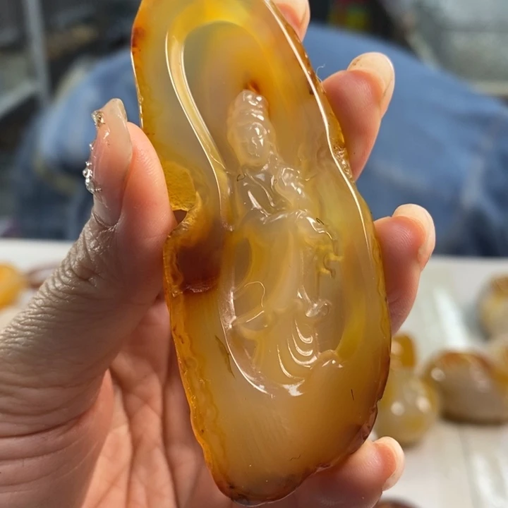 玛瑙/玉髓吊坠(不含链)未镶嵌