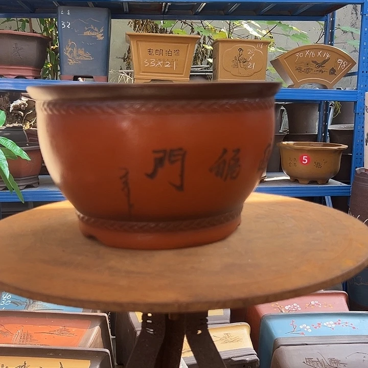 A款财金福门中花盆花盆