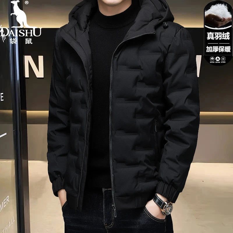 TUCANO/啄木鳥羽绒服男士冬季连帽新款轻薄保暖加厚商务帅气外套