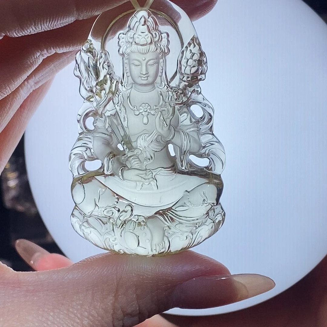 休***称水晶未镶嵌颈饰吊坠