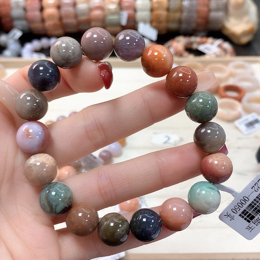 硅化珊瑚（珊瑚玉）手链未镶嵌?***?985