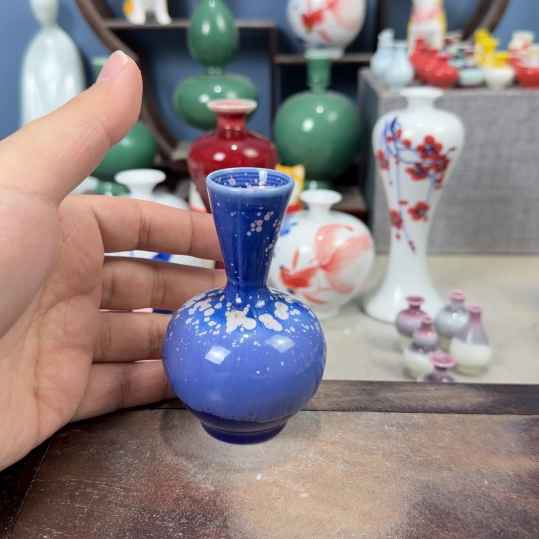 陶瓷手工小花器摆件