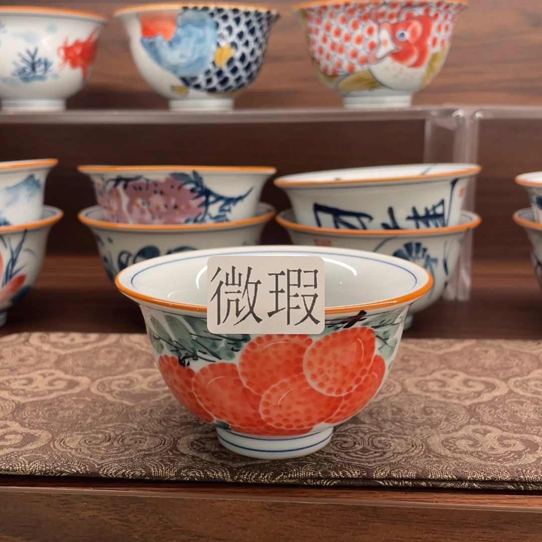 微瑕釉下彩纯手绘