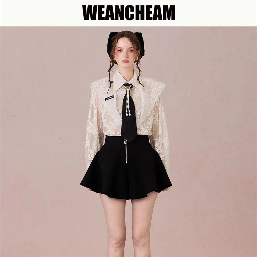 【春日焕新】WEancheAM/未未姆 SS25春夏新品经典三合一衬衫女