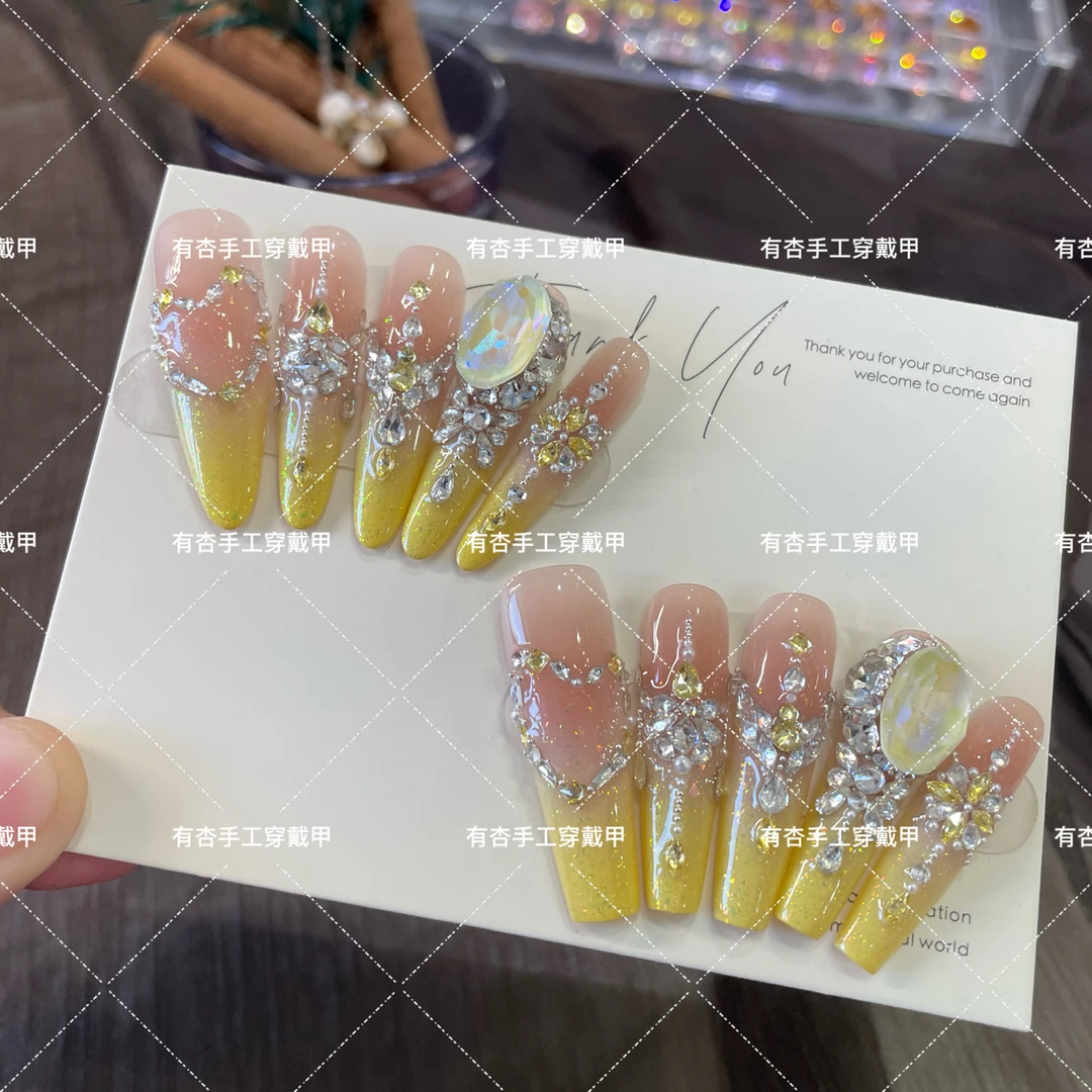 半夏微光-有杏手工穿戴甲私人订制
