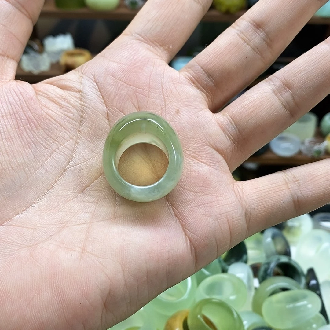 岫玉戒指未镶嵌希*戒指