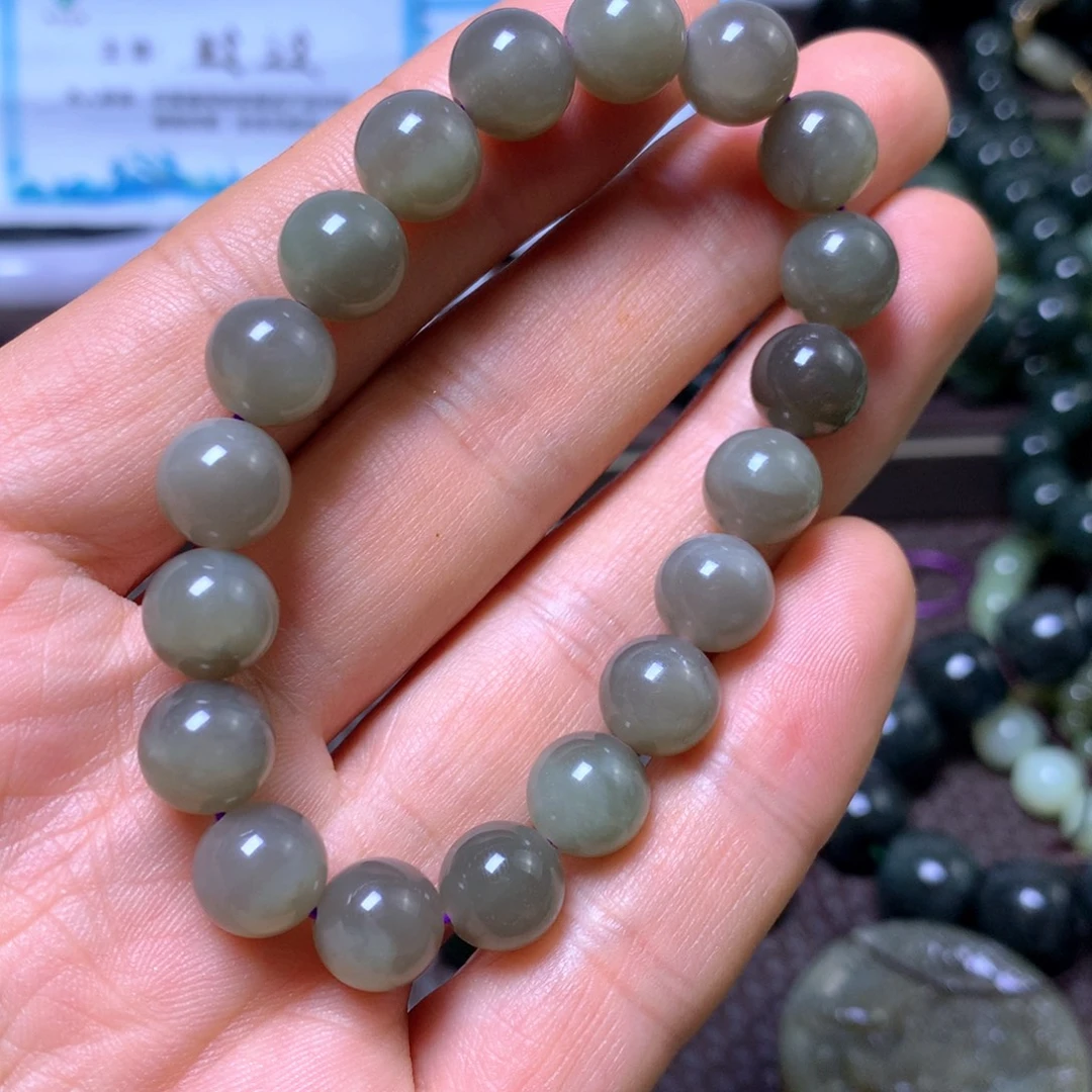 和田玉未镶嵌手链10