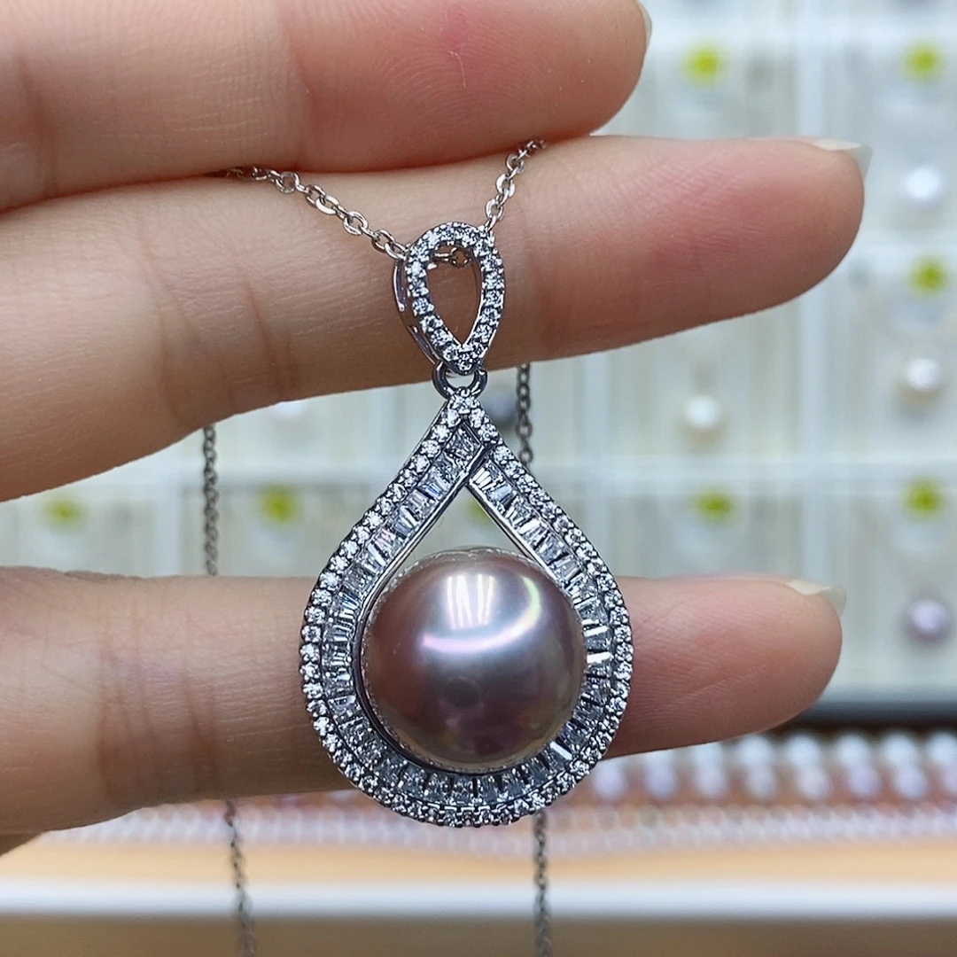 合金淡水珍珠颈饰