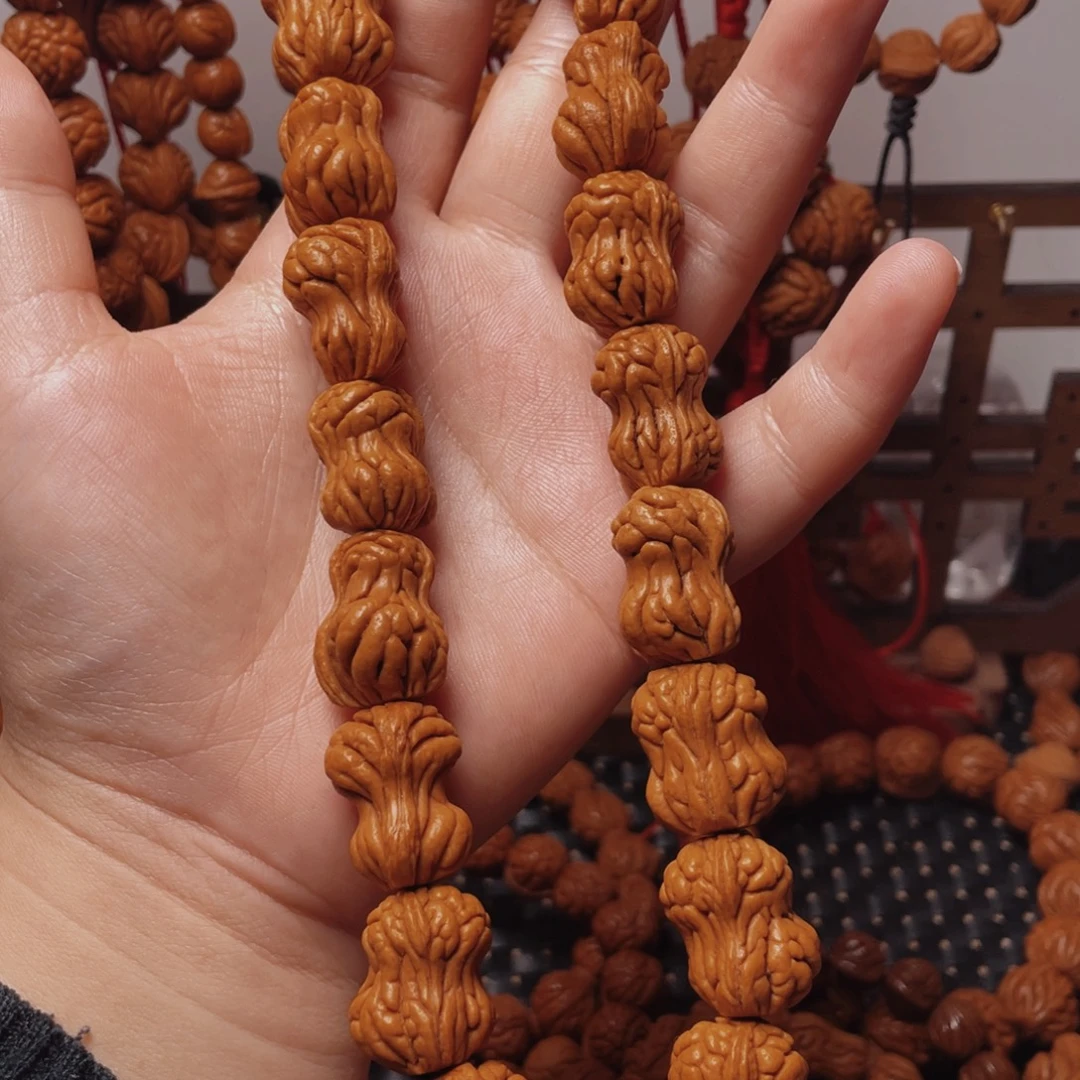 木质类龙纹桃枭手持