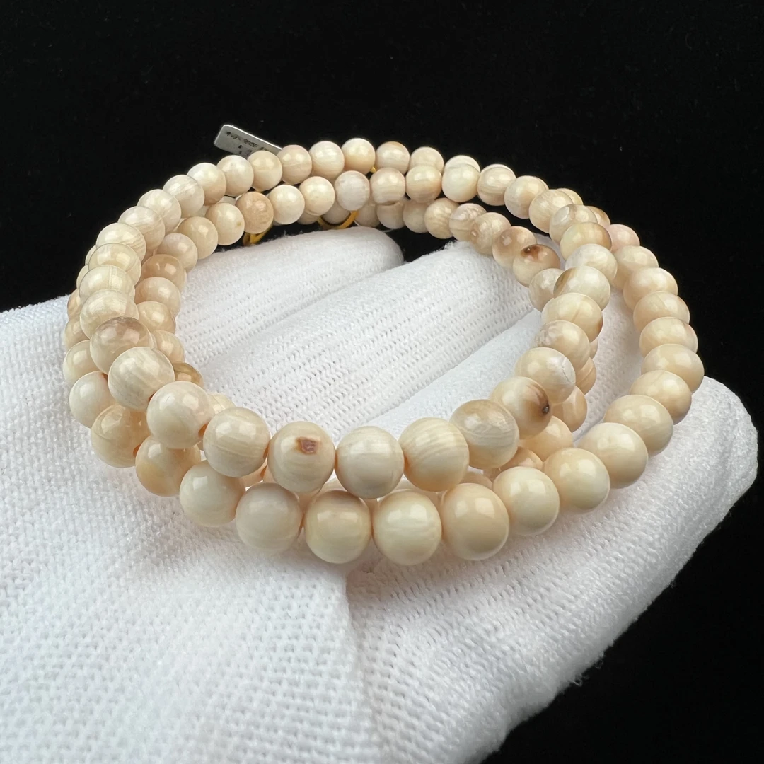 U1286猛犸牙脖挂6mm【不但有坑有裂还无运费险-老板理性】