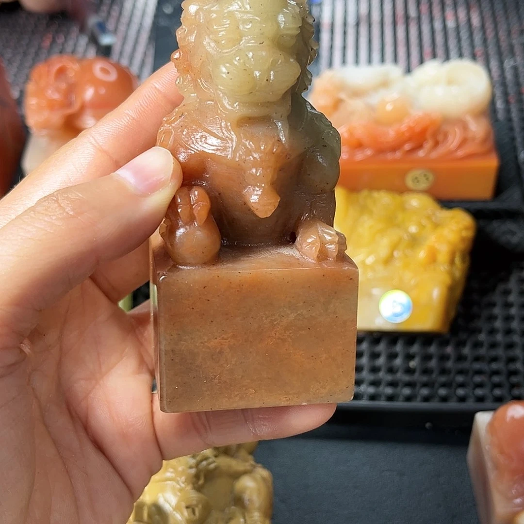 昌化石印石旧**雁这么大个人都有