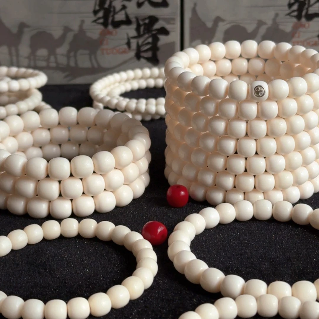 驼骨手串/手链史*香87黄透k5