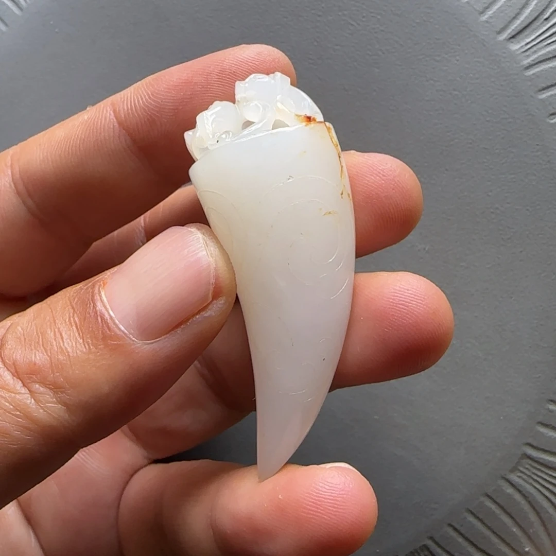 和田玉未镶嵌挂件勇***鸟