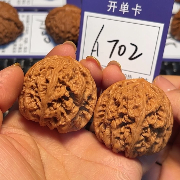 桃核把件42粗筋A702