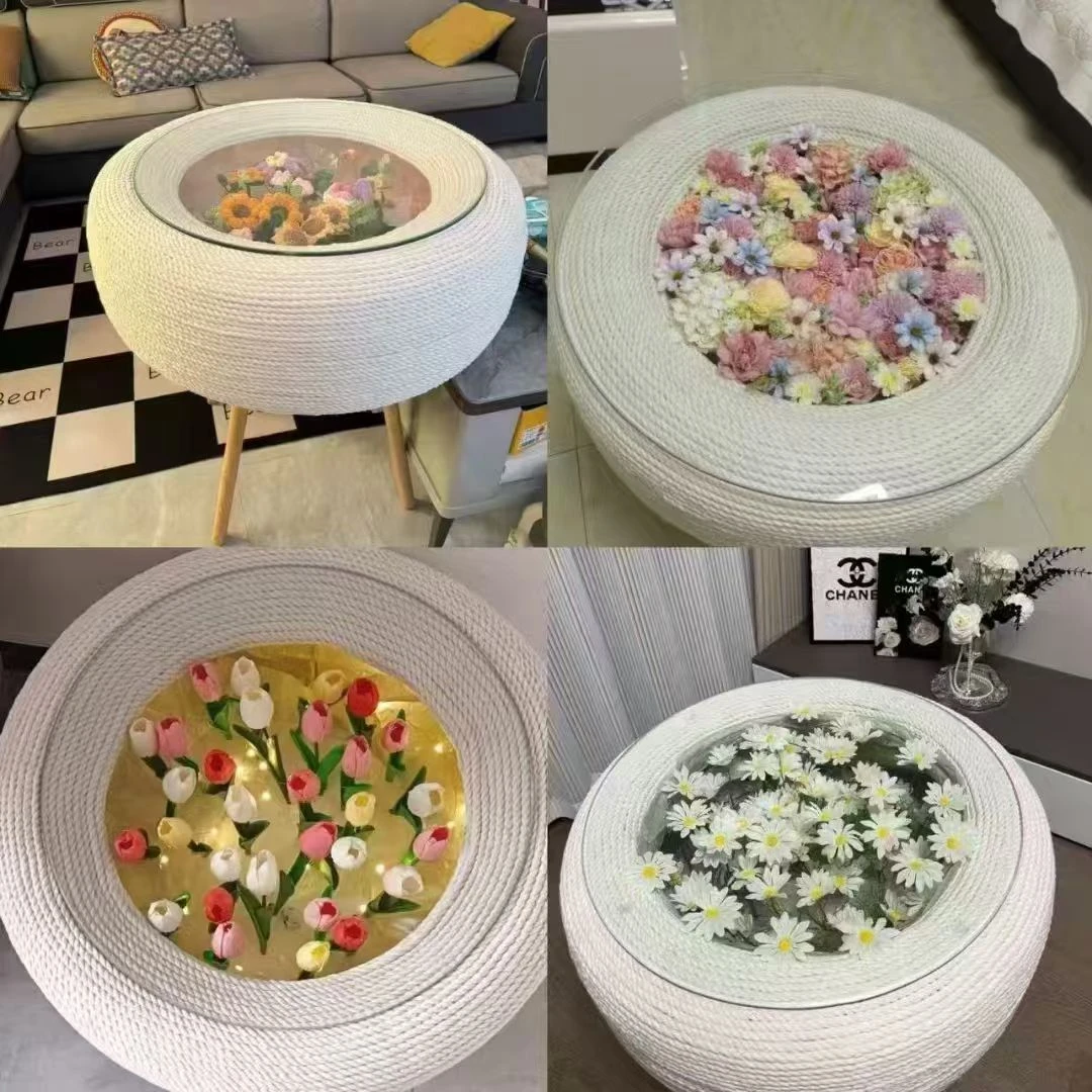 轮胎茶几桌子专用白色绳8毫米