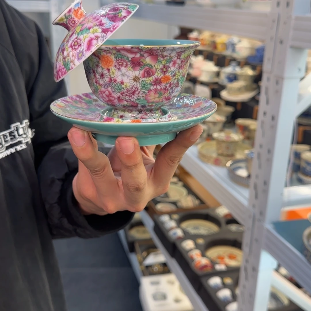 盖碗很好看很精致