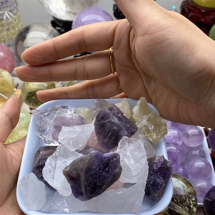 水晶珠宝半成品未镶嵌小*想11