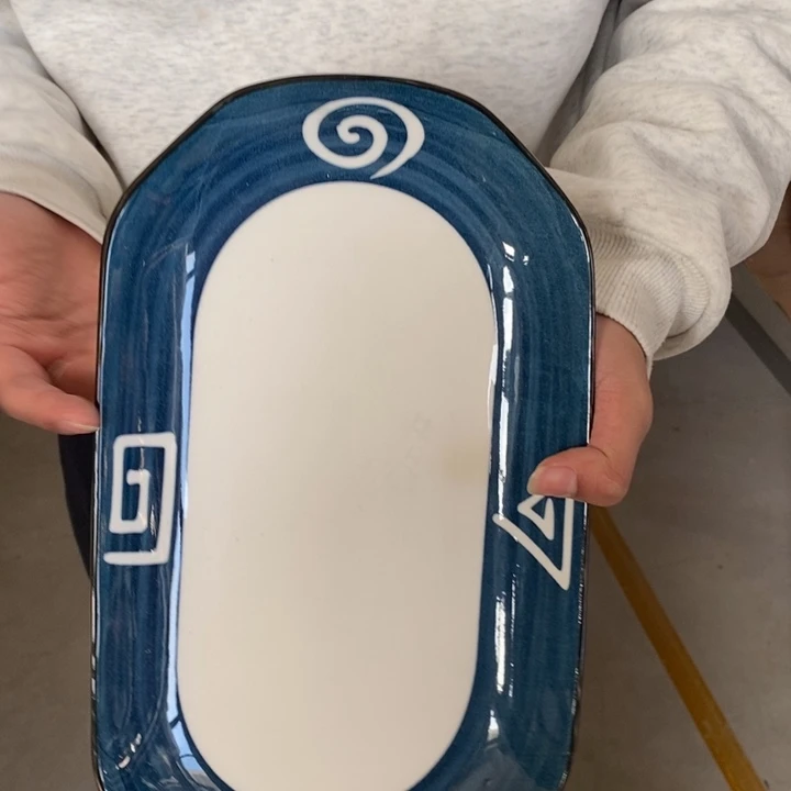 瓷鱼盘三个福利不退不换