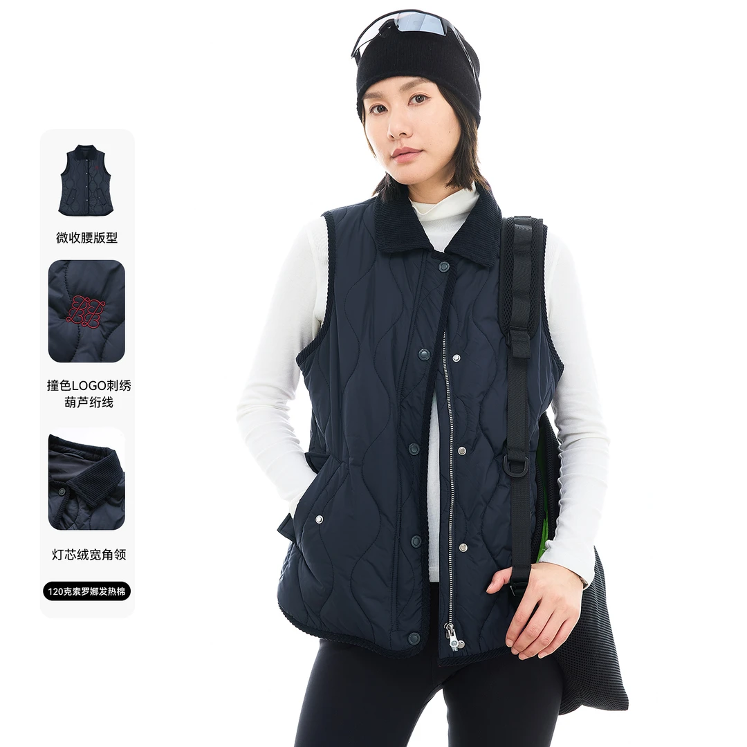 CLOUDSPACE/云上生活【暖心】索罗娜棉外穿马甲背心2025冬上衣女