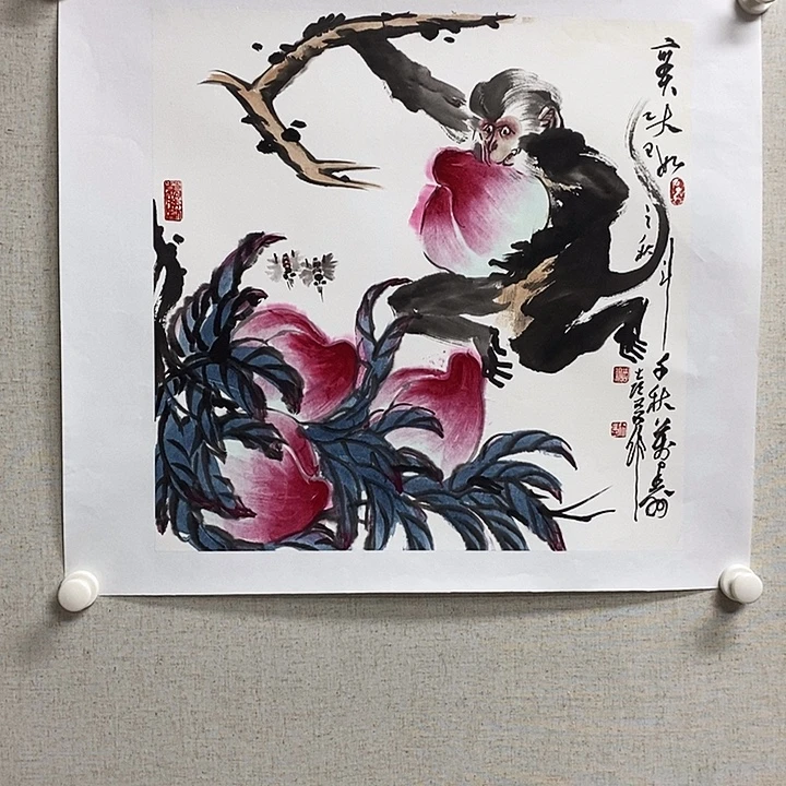 国画亲笔手绘原创