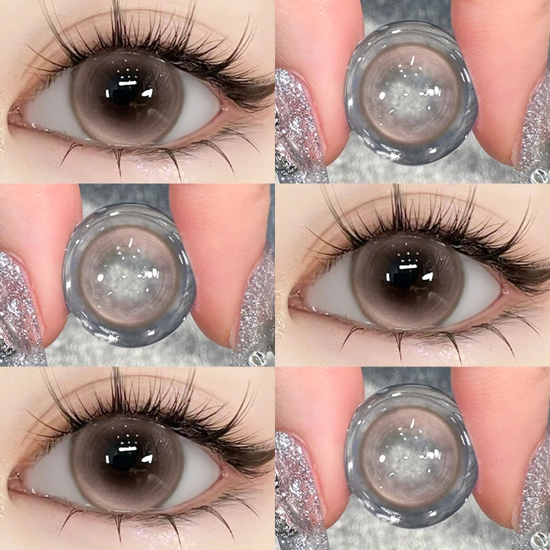 琪瞳奶咖棕伪素颜新手日抛美曈【日抛10片】木星环游美瞳隐形眼镜