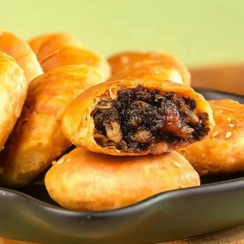 黄山烧饼糕点安徽特产梅干菜酥饼早餐代餐解馋零食即食香酥馅饼