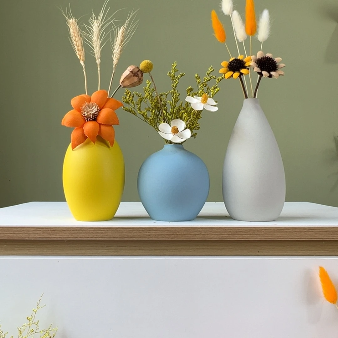 摆件花瓶带花高度20-30厘米左右