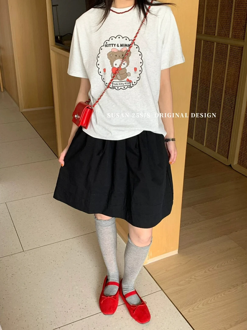 “超可爱”【SUSAN】韩系爆款卡通kitty猫短袖T恤