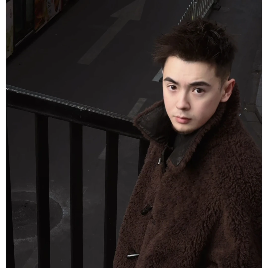 CityDay【楠哥】现货-复古仿麂皮裂漆肌理双面羊毛夹克 N7906