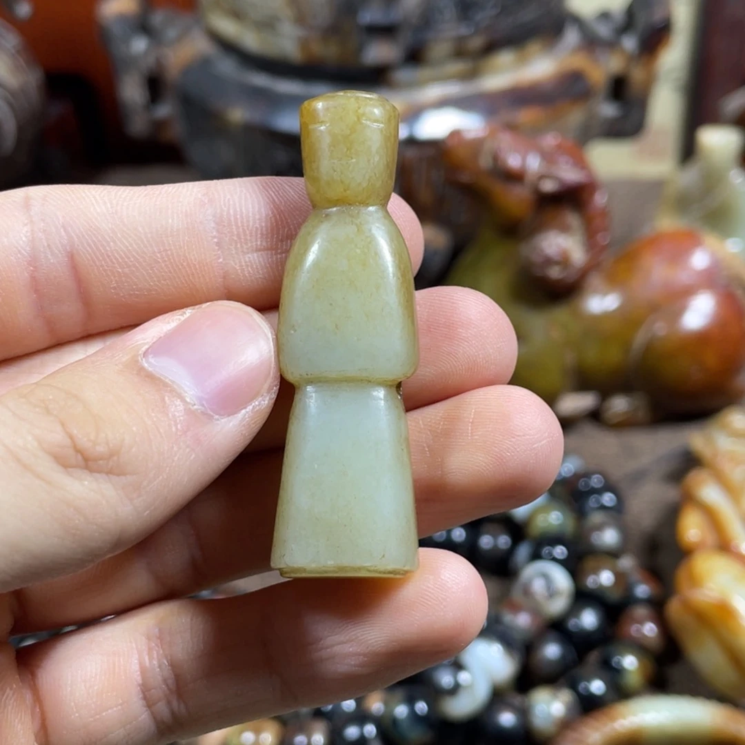 和田玉未镶嵌吊坠(不含链)