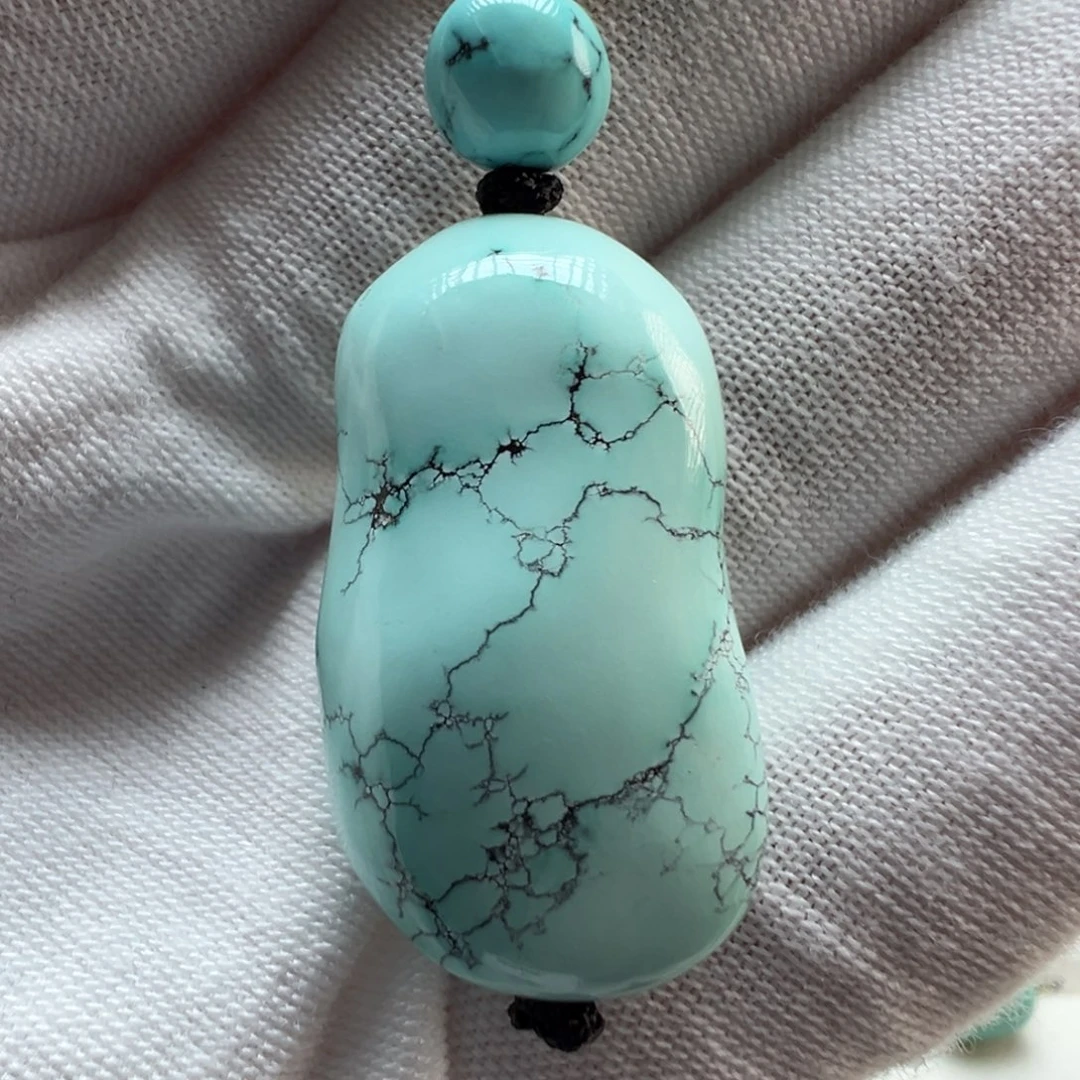 绿松石未镶嵌配饰15.8*28.6