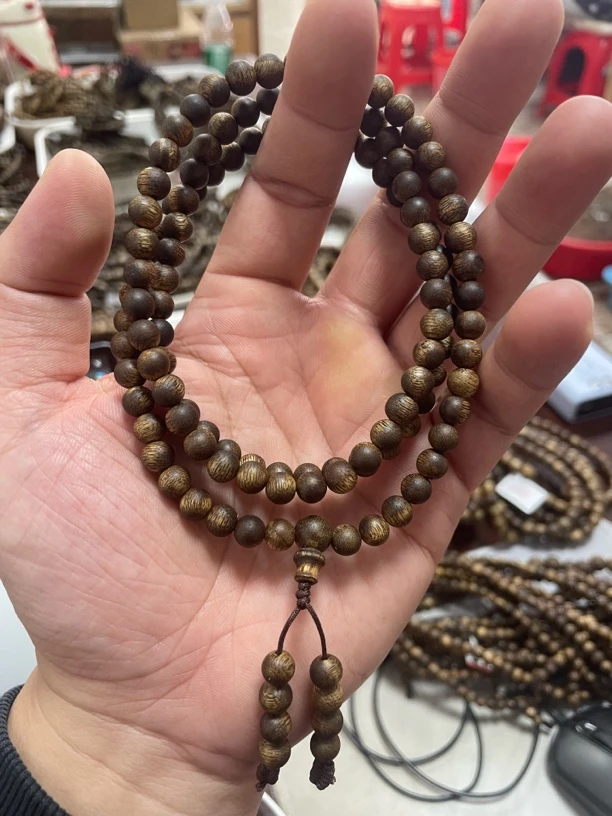 海南奇楠沉香手串0.6多圈文玩好物025013