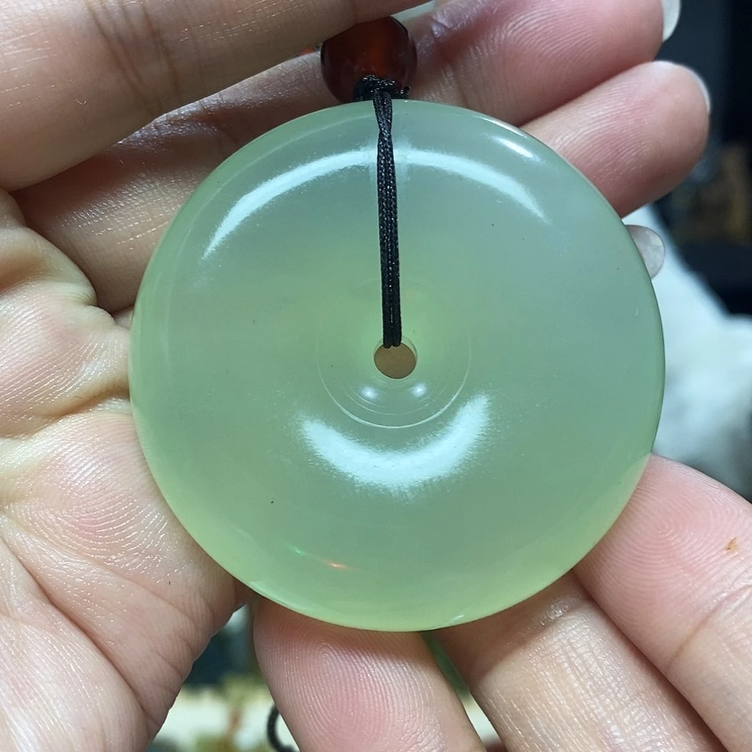 未镶嵌岫玉挂件吊坠项链