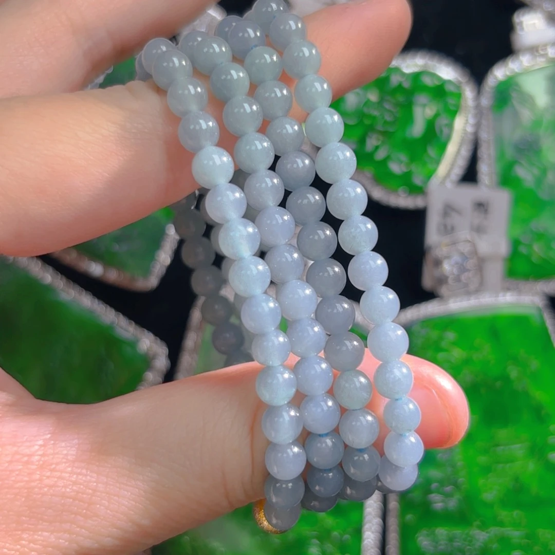 翡翠颈饰未镶嵌珠链