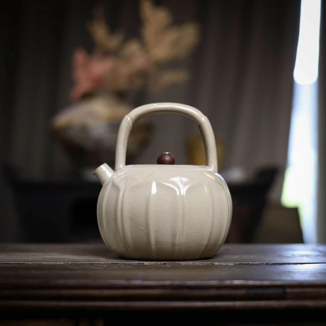 【观化堂】牛皮绳烧水壶1L（Q7396）