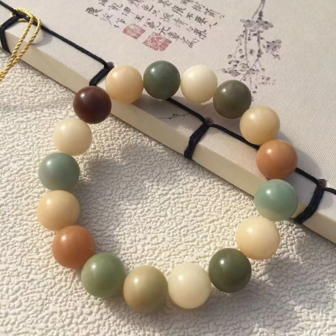 PT-002天然菩提多宝菩提根圆珠手串（无礼盒）