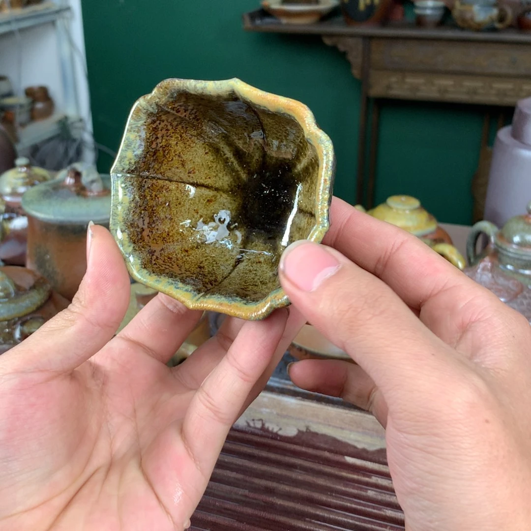 紫砂柴烧纯自然柴烧