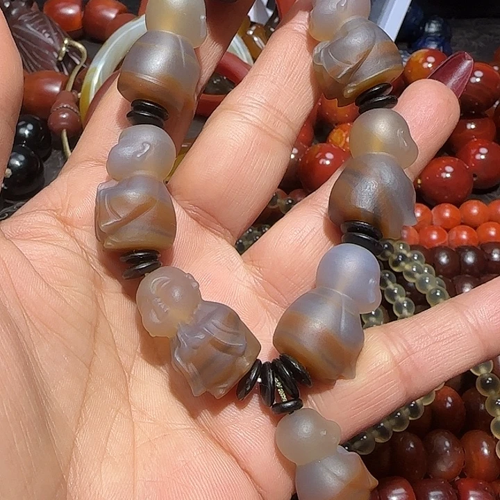 玛瑙/玉髓未镶嵌颈饰