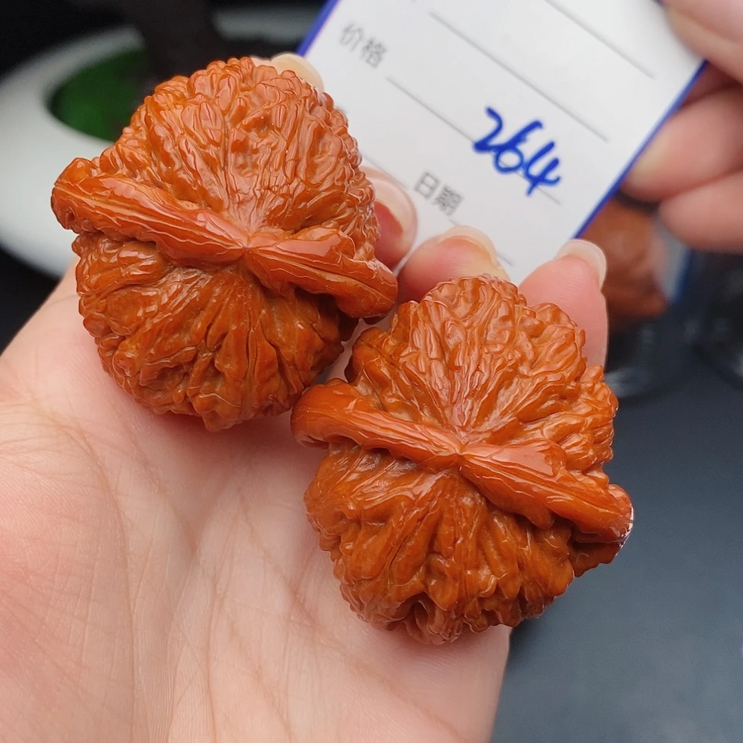 把件文玩核桃41闷白264