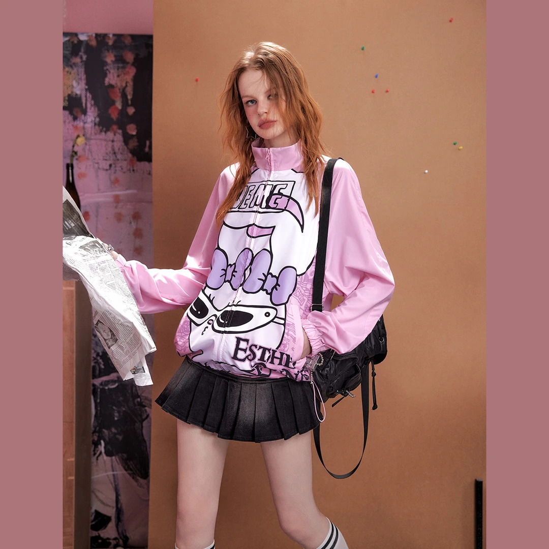 unifree25年夏款简约休闲宽松立领外套