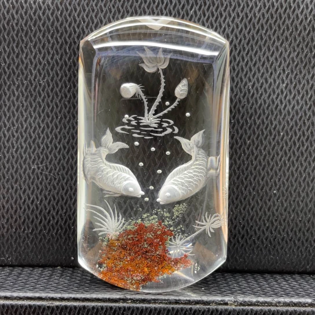 吊坠未镶嵌水晶年年有鱼