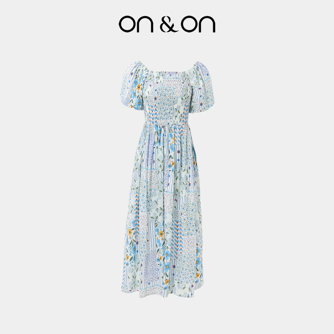 ON&ON/安乃安夏季新款法式气质减龄两穿度假风连衣裙-N5SW1636611