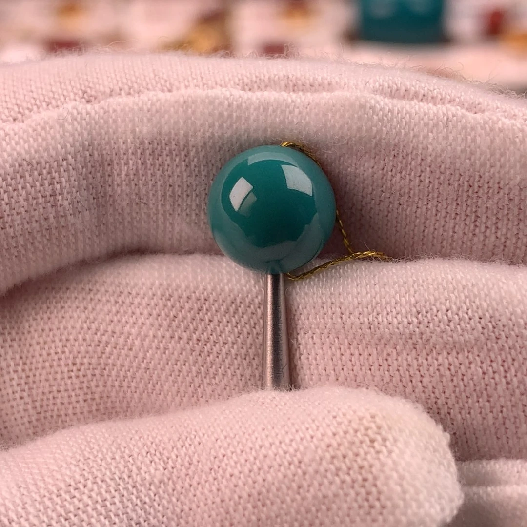 绿松石未镶嵌配饰蕊9.1