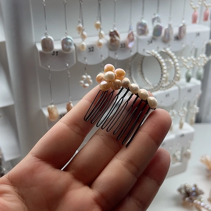 发饰未镶嵌淡水珍珠