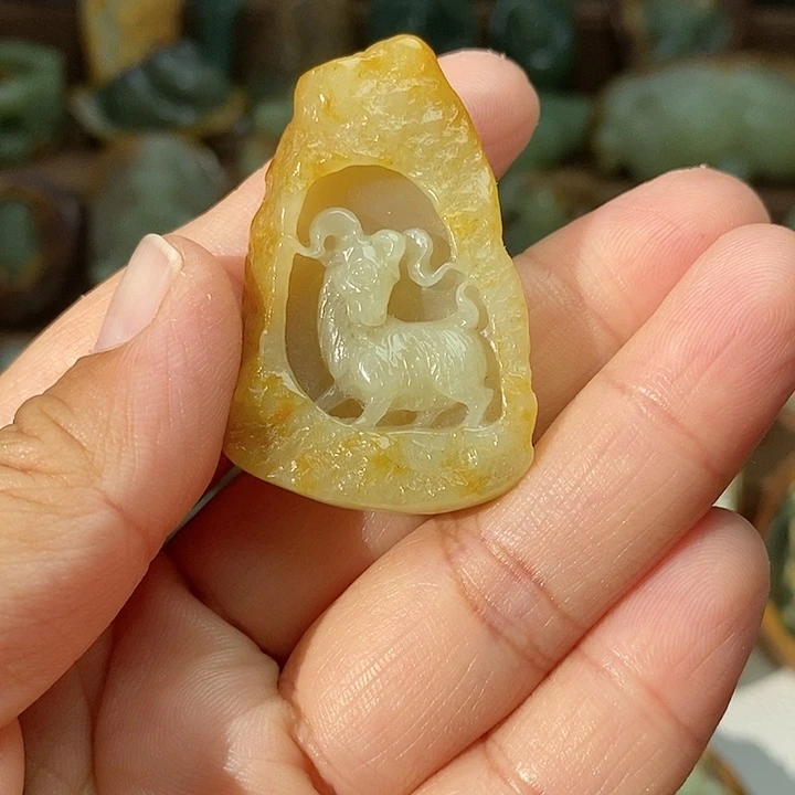 岫岩河磨玉（透闪石质玉）未镶嵌颈饰