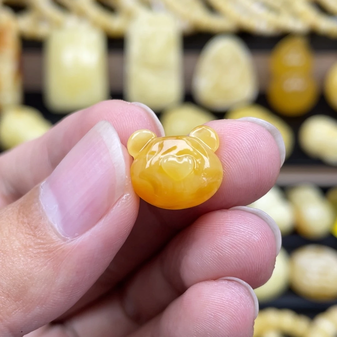 琥珀未镶嵌裸石琥珀蜜蜡