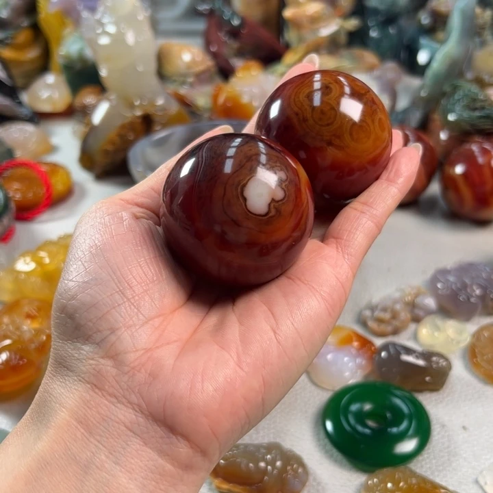 暖****玛瑙/玉髓吊坠(不含链)未镶嵌