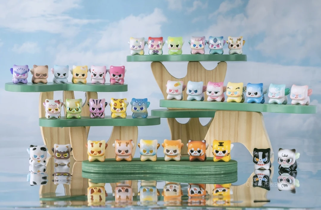 Pitty三代萌粒萌兽出没系列盲袋摆件公仔猫猫萌粒MMS TOY